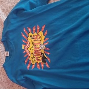 Blue long sleeve circus shirt